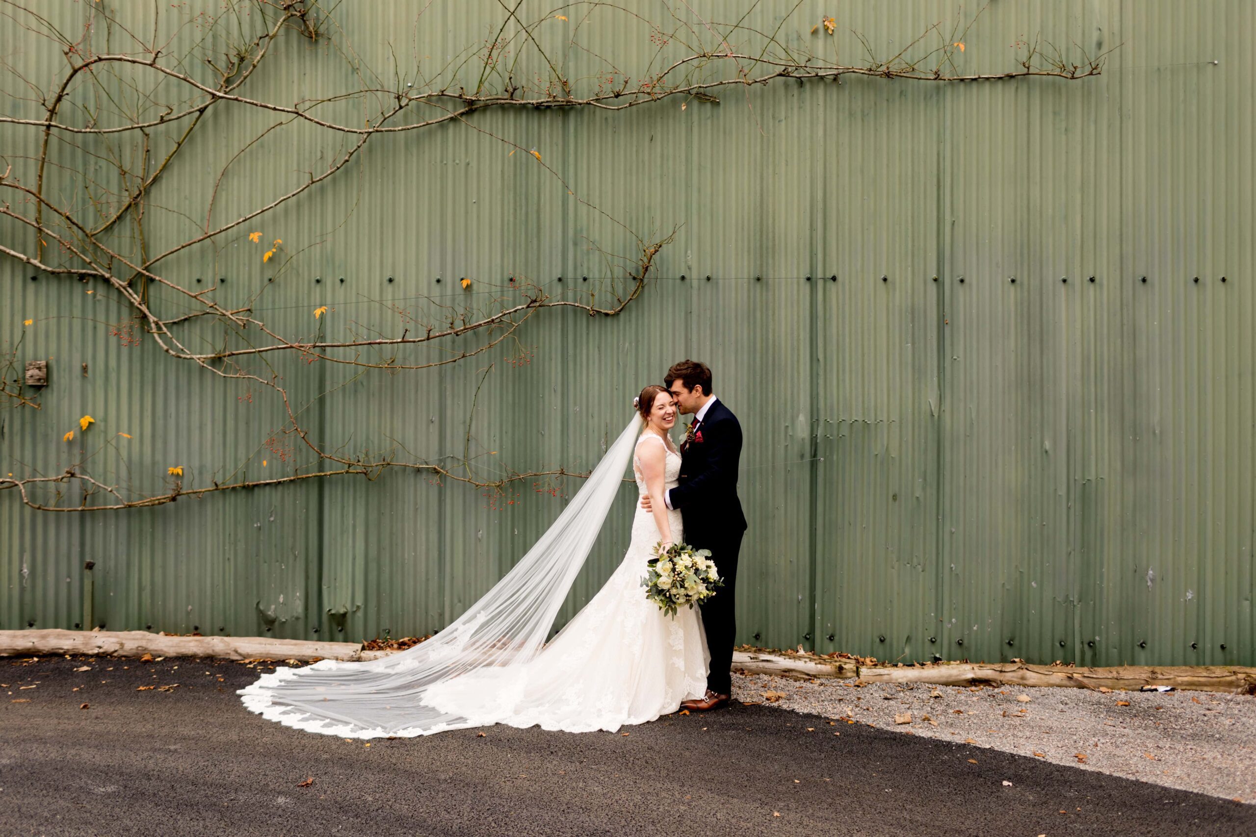 clock barn wedding photography