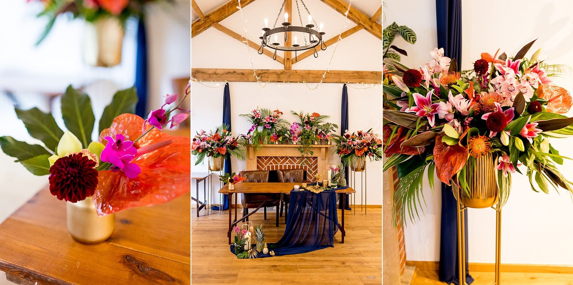 burley manor lgbtq tropical wedding colourful wedding stying