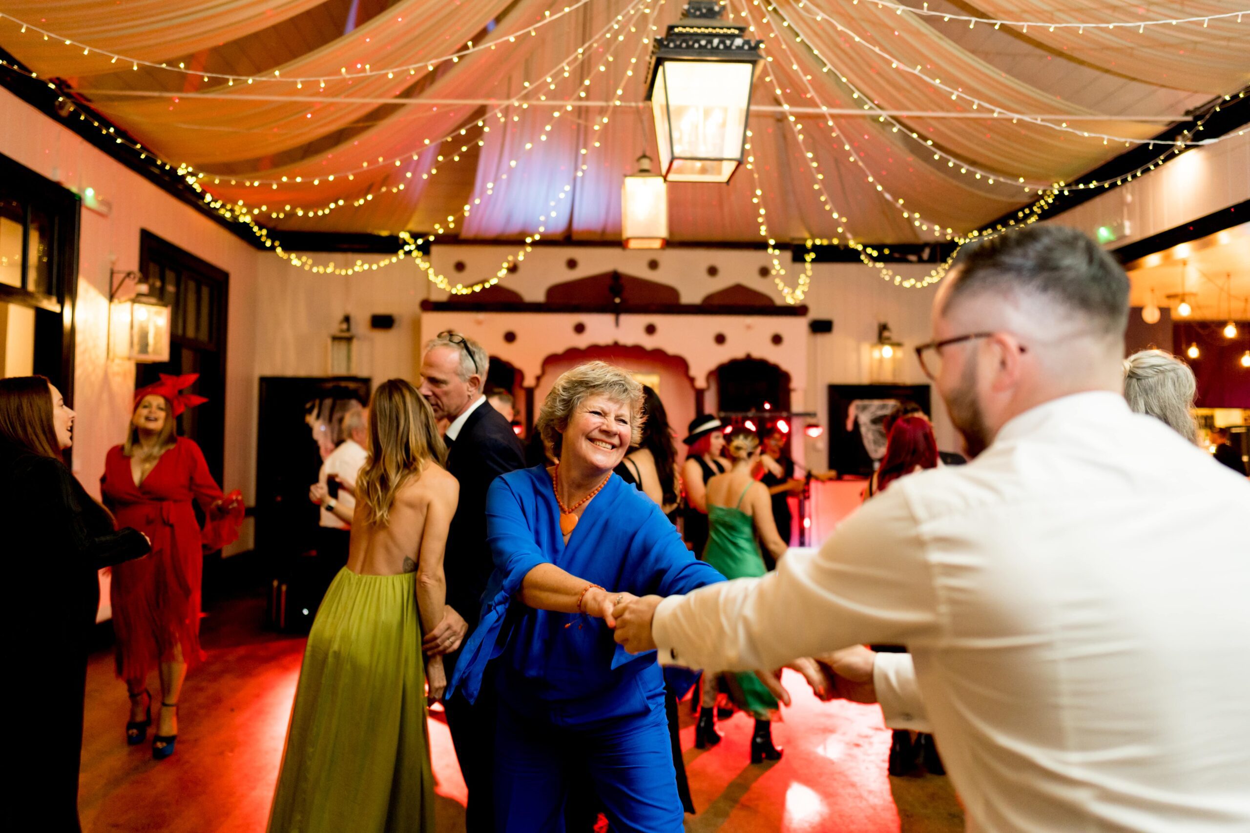 wedding party dance floor