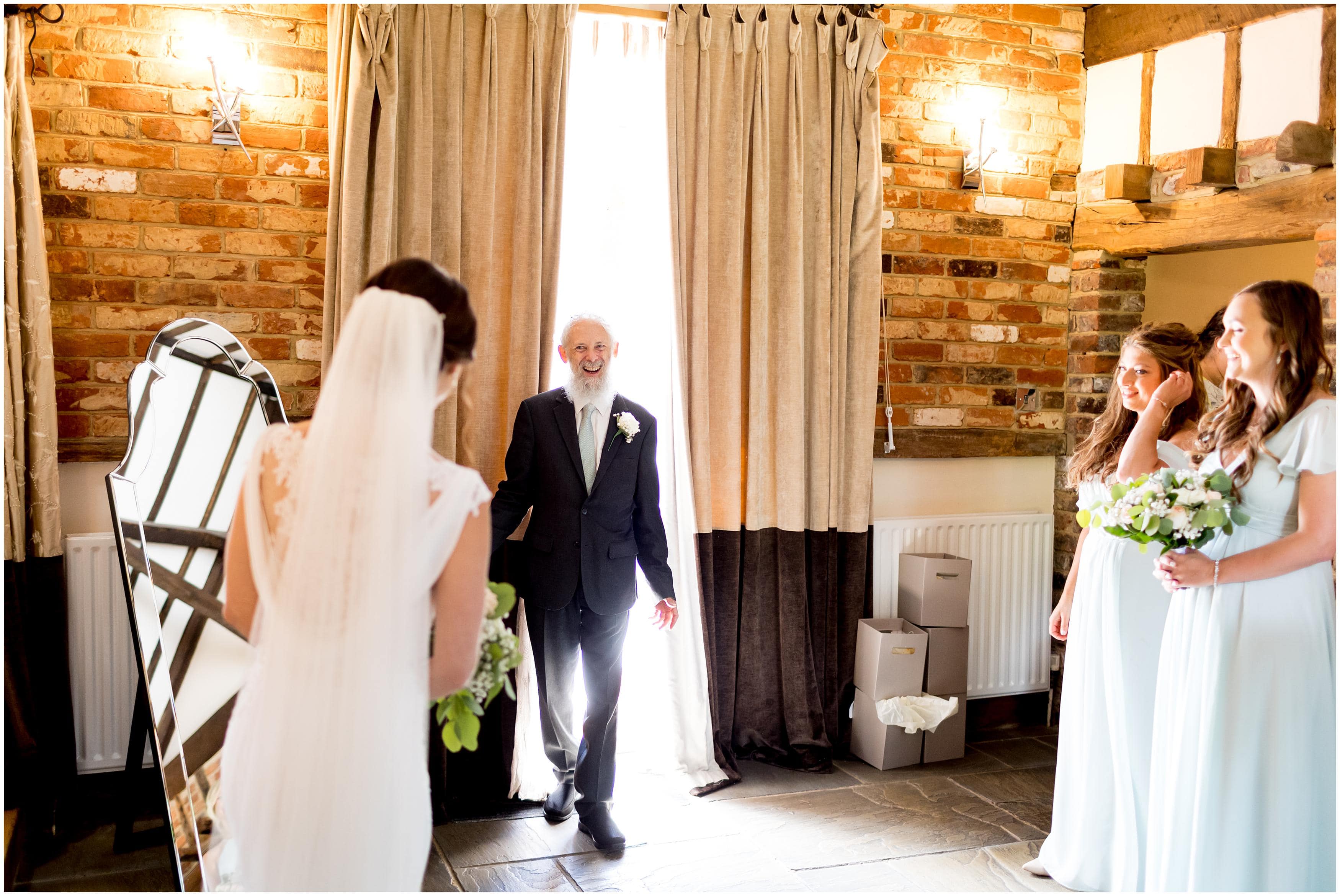 Father of the bride first look