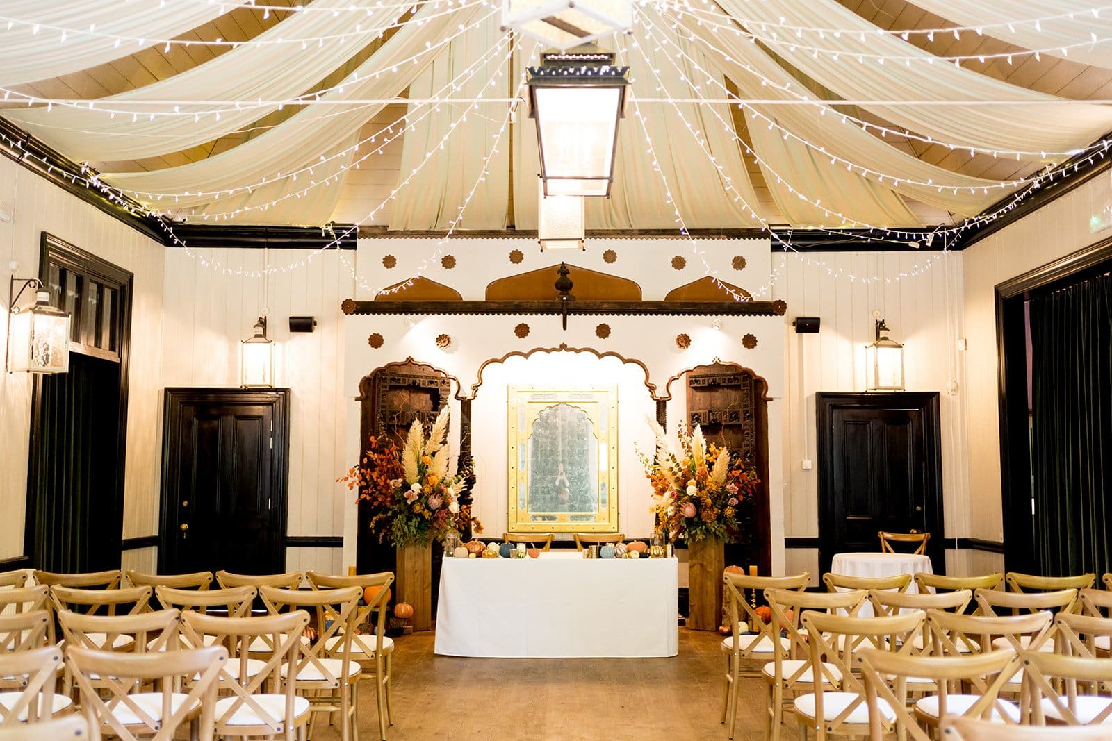 Wedding ceremony at Larmer Tree