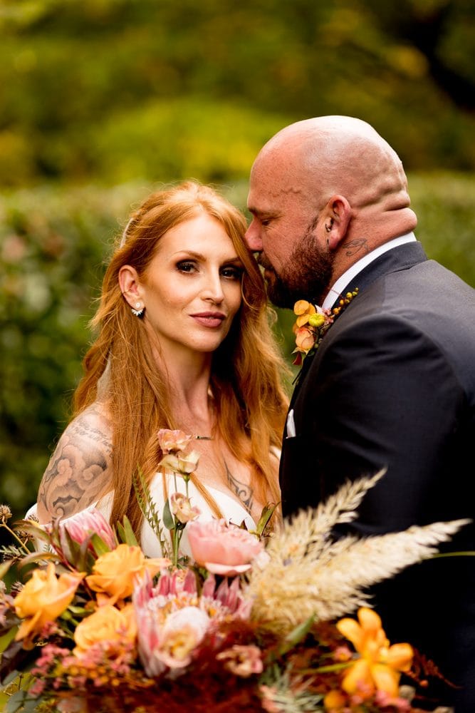 Autumn wedding at Larmer Tree