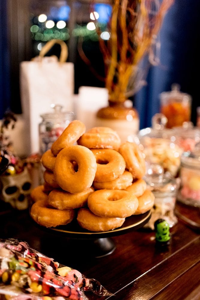 Halloween inspired dessert table