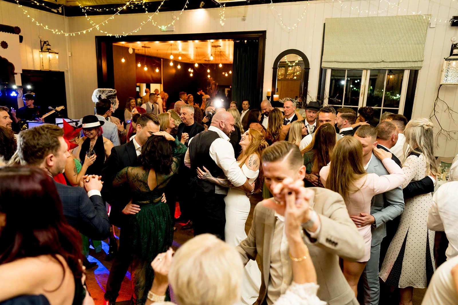 Wedding party at Larmer Tree