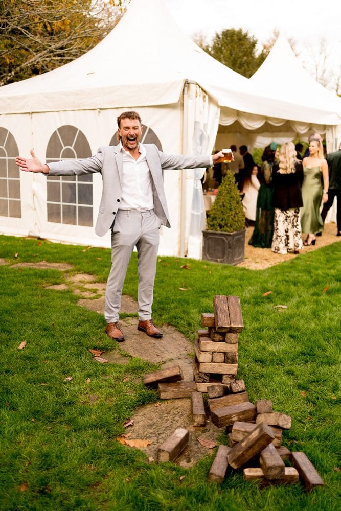 Fun wedding reception games