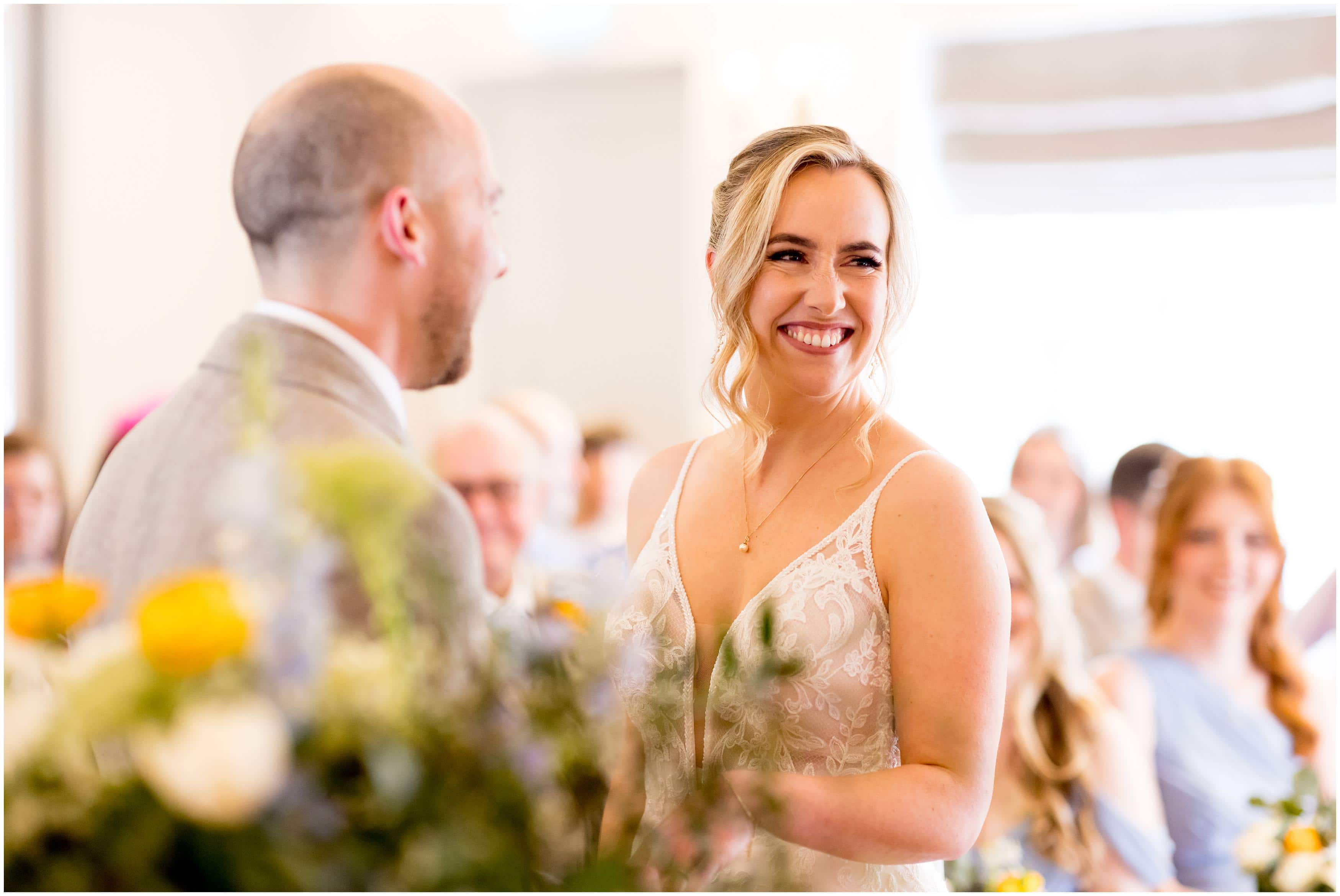 Elegant wedding ceremony at Burley Manor