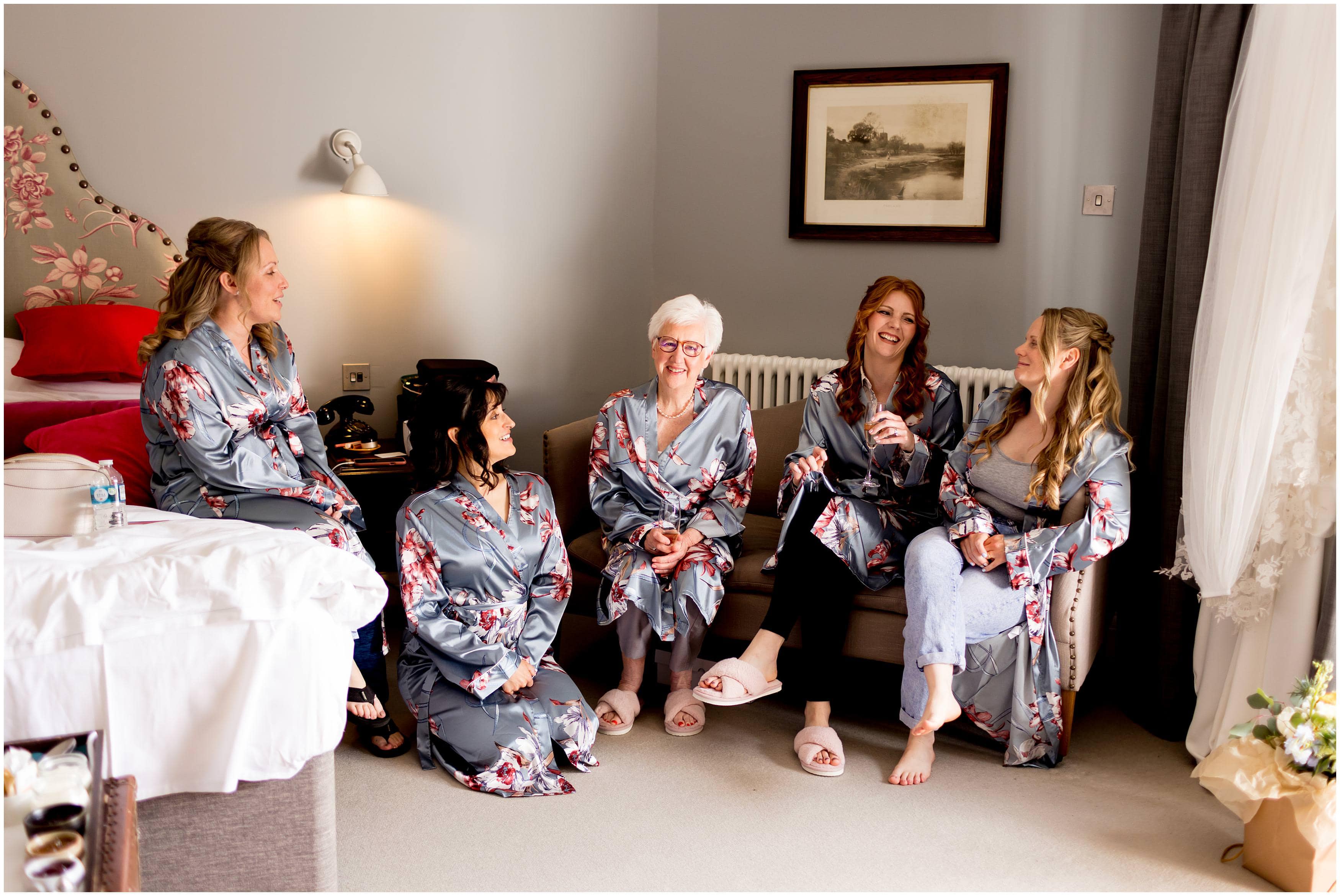 Bridesmaids at Burley Manor