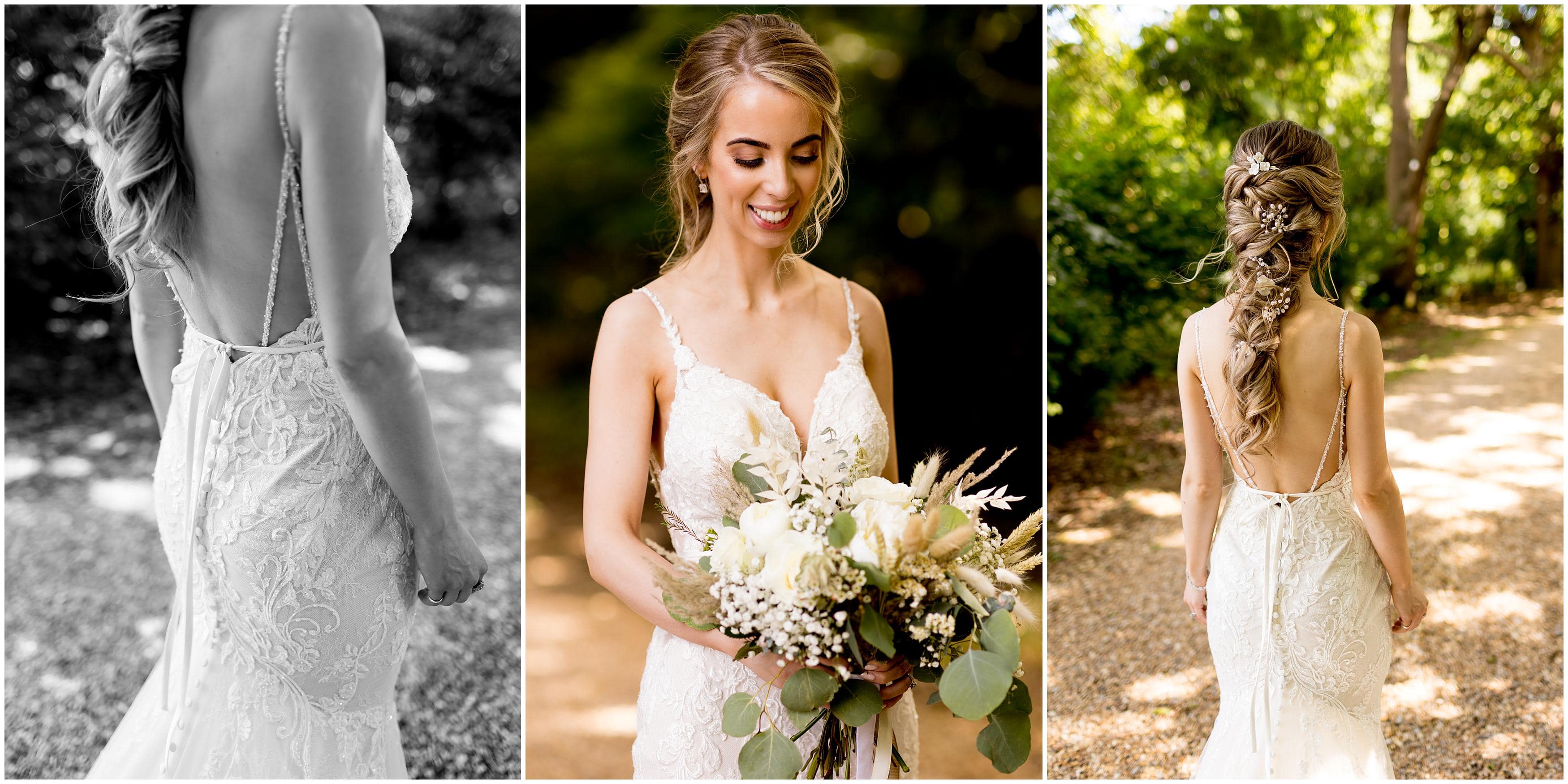 Bride portrait photos at Bradgate Manor