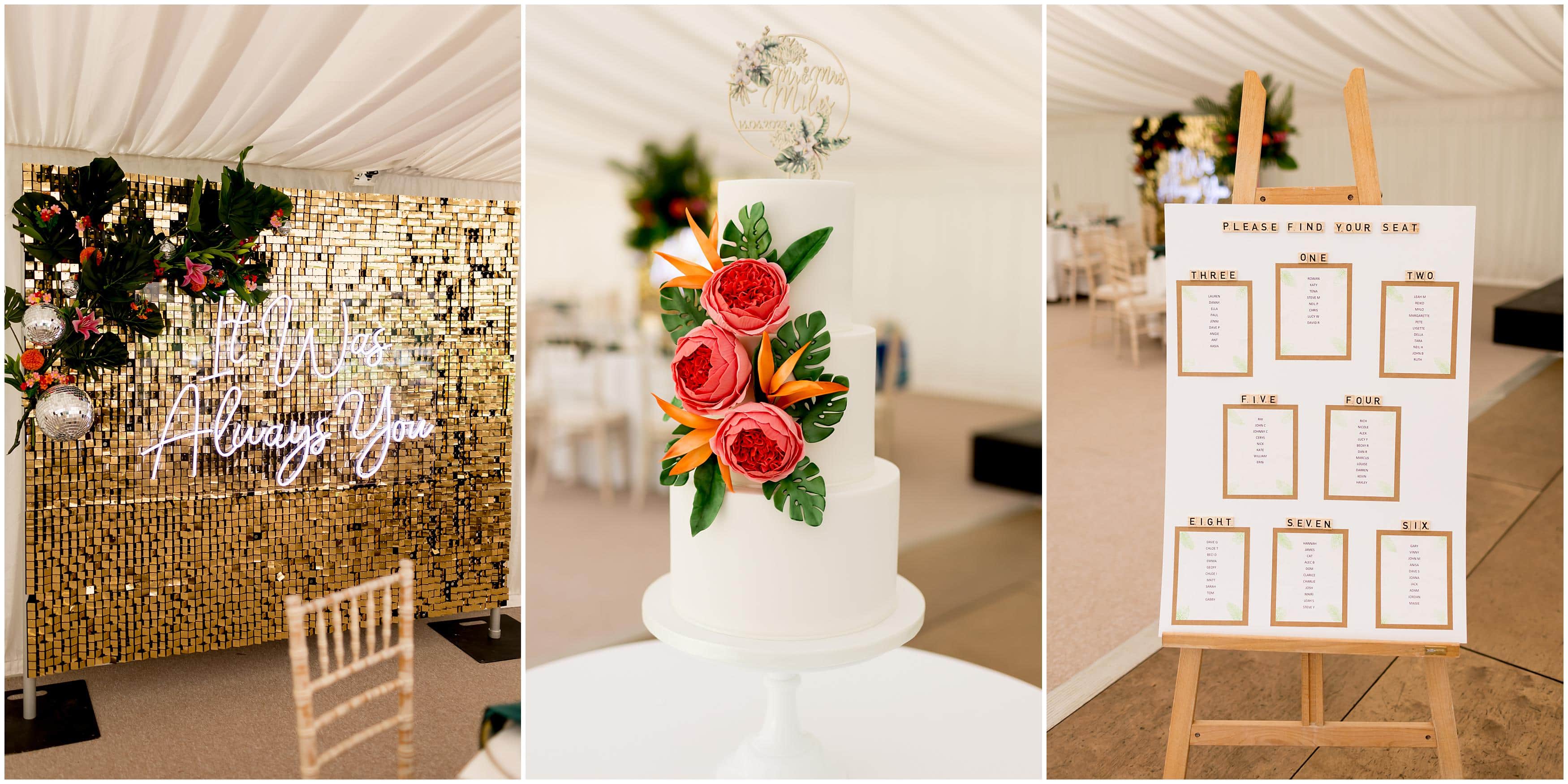wedding reception at deans court