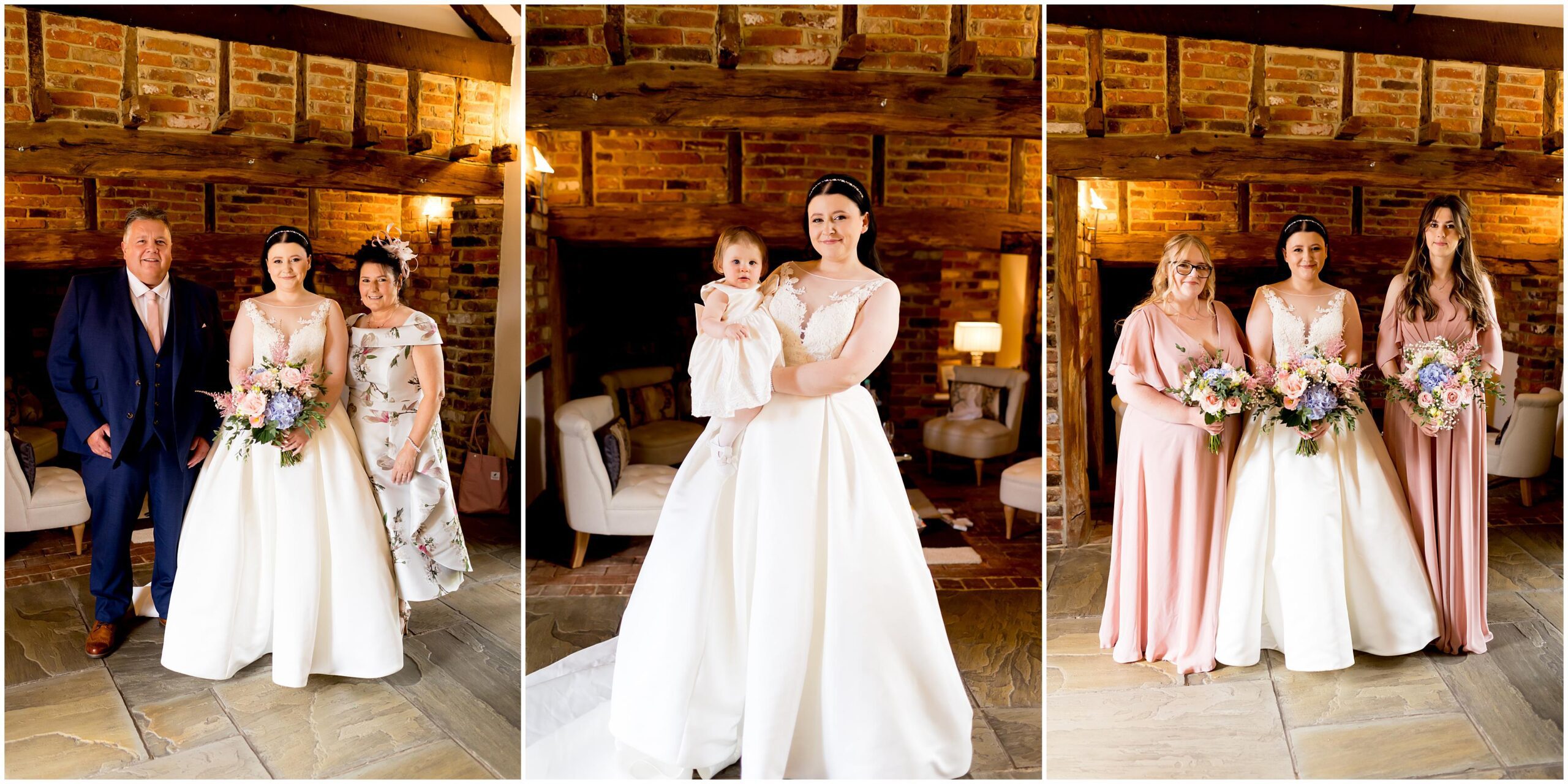 bridal morning with family